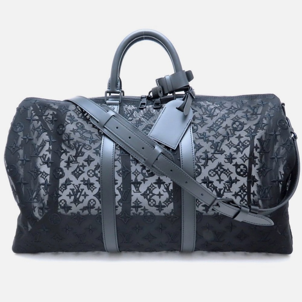 LOUIS VUITTON Monogram See-Through Keepall Bandouliere 50 M53971/352735